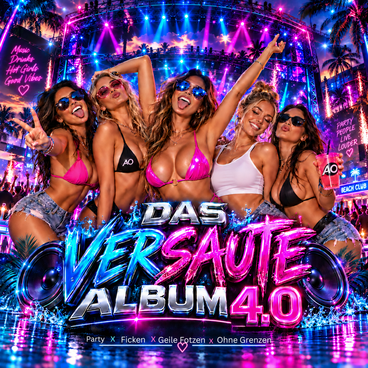 Das versaute Album 4.0 von Abgefahren aber Okay – Vordercover